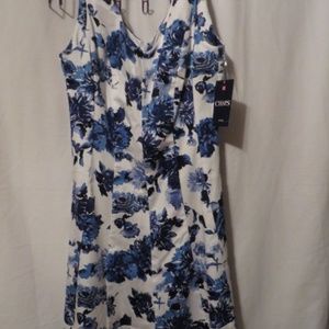 Chaps Sleeveless Dress, NWT, Sz. 8